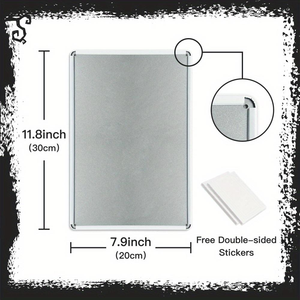 Putuo Decor 1pc Halloween Vintage Metal Tin Sign, Boo Happy Halloween Trick or Treat, Wall Art Decor for Halloween Party, Gift F