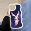 HSR Mem Wavy Edge TPU Mobile Phone Case for iPhone 17 16 15 14 13 12 11 Air Pro Max Plus Colorful Cover