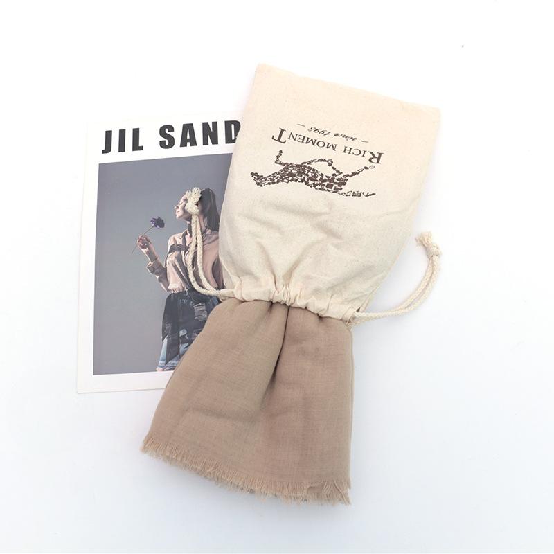 Big Red Po Cotton And Linen Scarf Desert Sunscreen Shawl Seaside Travel Beach Lady Decoration Cotton Scarf Women Luxury