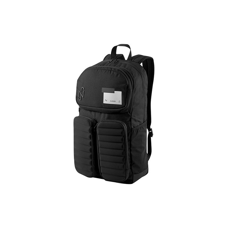 Puma Neymar Casual Reflective Series Fabric Backpack Unisex Backpack Black 078967-01