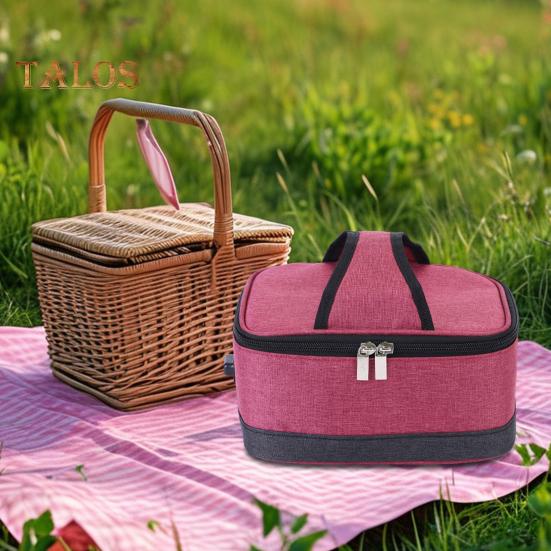 Constant Temperature Heating Bag Portable Electric Lunch Box for Car Office Travel USB Insulated Food Warmer Heating Food Container for Camping