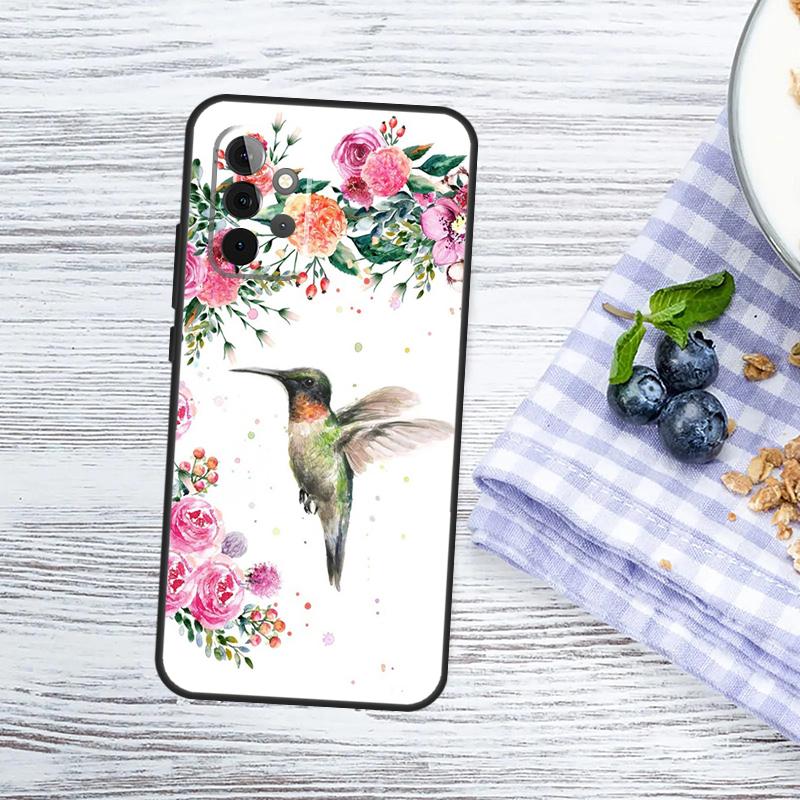 Hummingbird Cover For Samsung Galaxy A15 A25 A35 A55 A53 A33 A13 A52 A32 A12 A51 A71 A14 A34 A54 Case