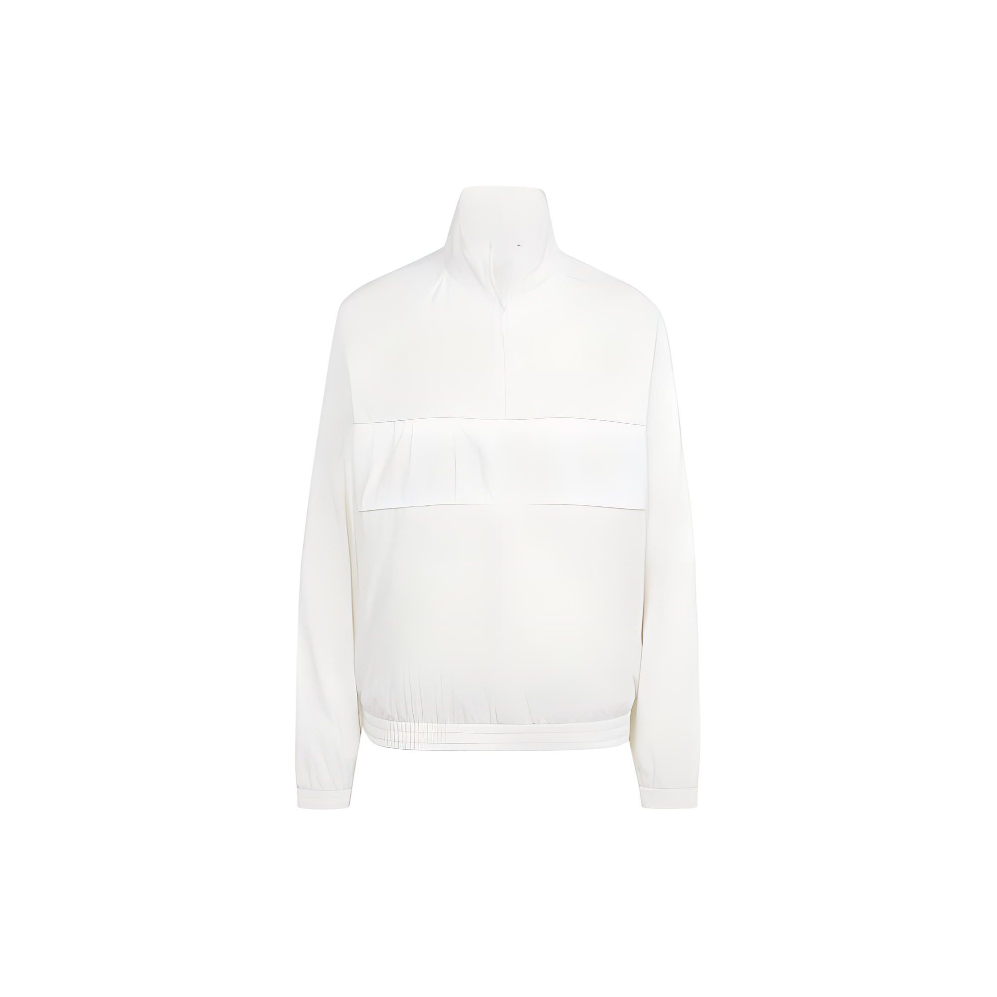 

Adidas NY Half-Zip Windbreaker Loose Jacket Women Jacket Cloud-White IR5282 S