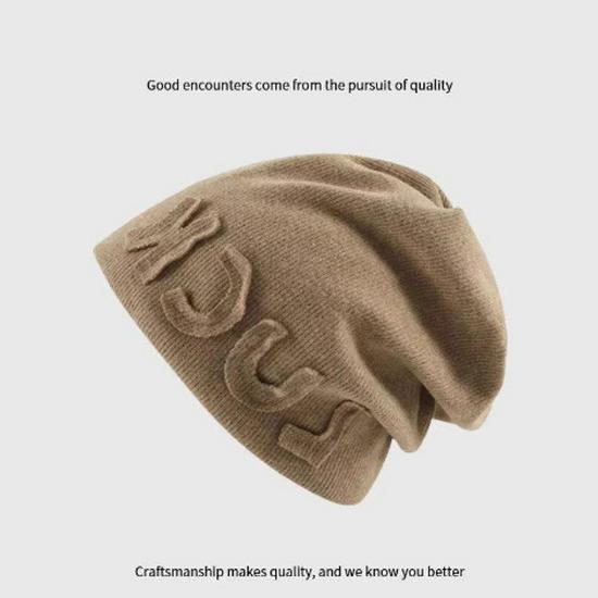 

Новое поступление: Женская вязаная шапка с защитой ушей в корейском стиле 2025 - Осень/Зима