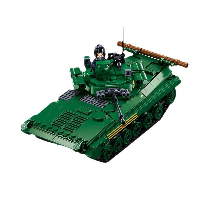 Sluban Building Blocks Bmp Infantry Fighting Vehicle T54 Medium Tank Military Tank Model