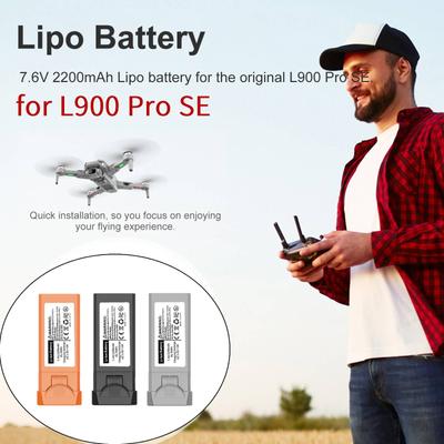 L900 PRO SE/ L900 SE Max Drone Bataryası L900 PRO Se Drone İçin Lipo Batarya Uçak Modeli Aksesuarları 2200mAh Drone Lipo Bataryası