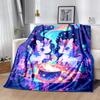 1pc Magic Potion Two Unicorns Blanket, Soft Warms, Living Room, Travel, Camping, Car Blankets, Beach