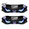 Led Devil Eye Car Decor Solar Eyes Light for Windshield, Window Warning Sign with Three Smart Modes, Auto Interior Night Lights LED Digital