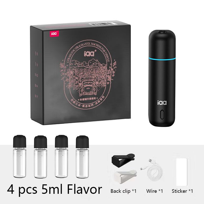 Portable 5ML Car Scent Essential Oil Aroma Diffuser 2 Modes Automotive Mini Air Humidifier USB Charging Ultrasonic Atomization