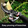 1Pc SK5 High Carbon Steel Gardening Pruning Shears - Sharp Cutter For Plant Branches Trimming & Garden Maintenance Tool
