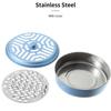 Multi-purpose Portable Metal Mosquito Coils Holder Sandalwood Rack with Cover Anti Incense Plate Tray Home Hotel Camping