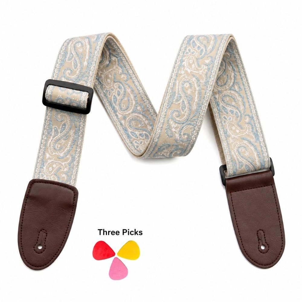 Leather Guitar Strap Acoustic Bass Strap Bass Acoustic Electric Guitar Ukulele Instruments