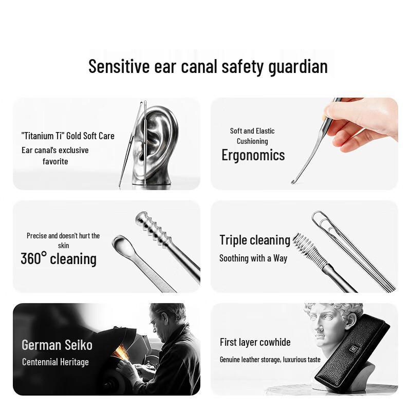 Zwilling Titanium Alloy Ear Pick Set