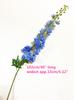 Delphinium Artificial Flower Branch Blue Color Larkspur Poisonweed Blossom Plant for Wedding Party Floral Decoration