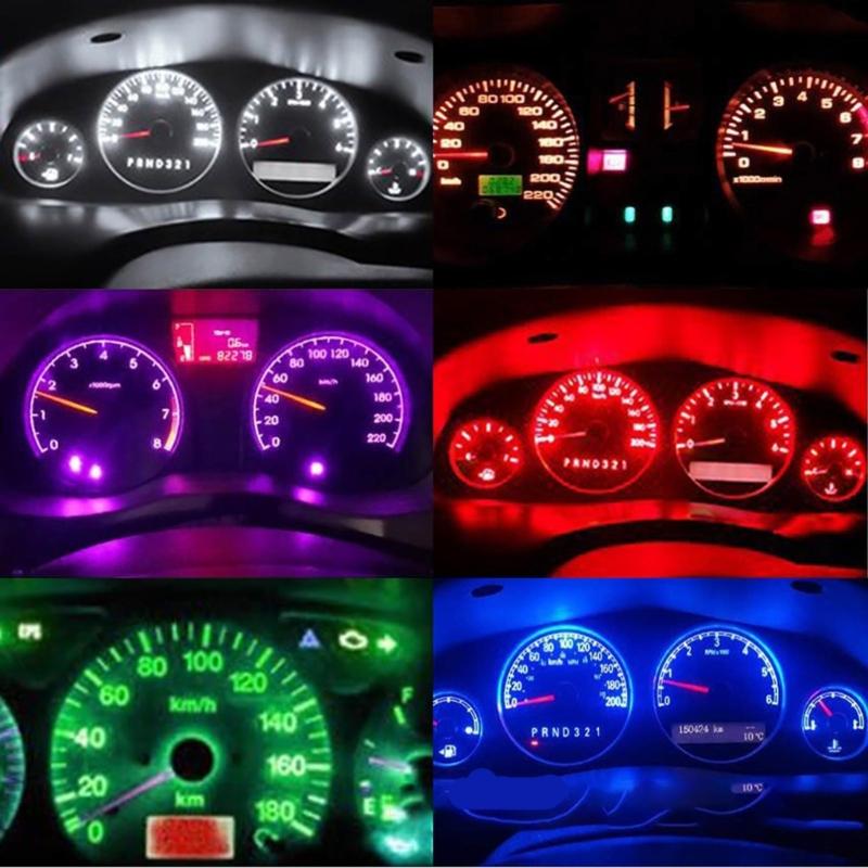 T5 LED Auto Dashboard Lamps High Brightness Energy Saving Designs LED Car Dashboard Lights set for Vehicle Interiors