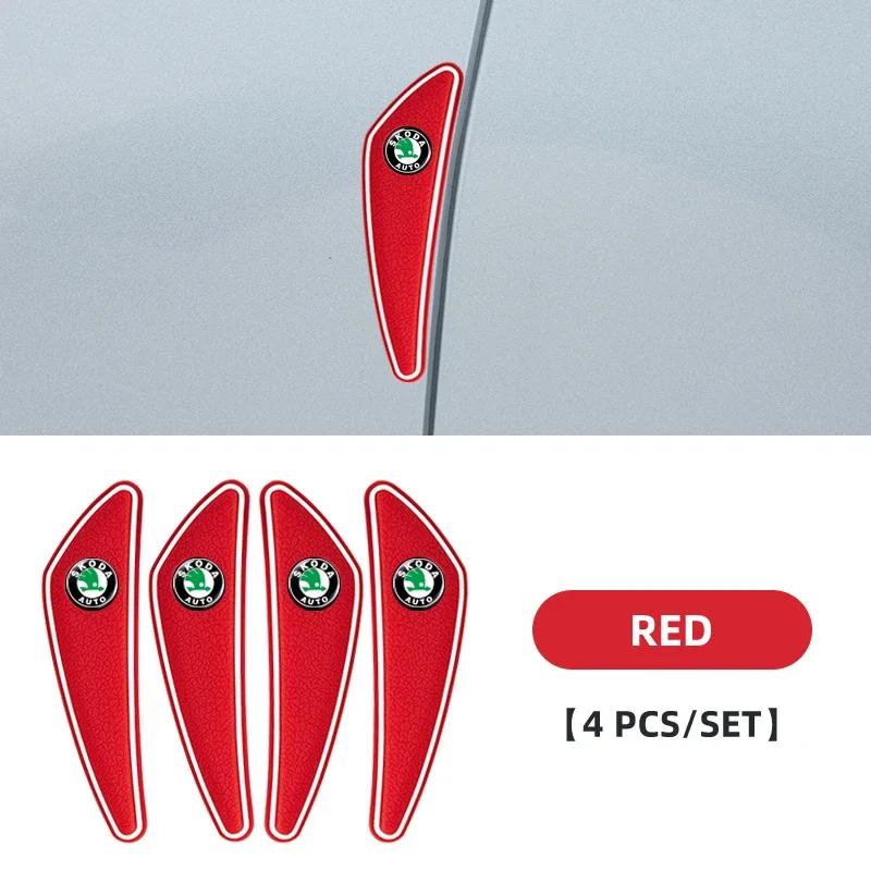 Car Accessories Door Collision Strips for Skoda Octavia Fabia Rapid Superb Kodiaq Scala Karoq Citigo Kamiq Roomster Accessories  WL5