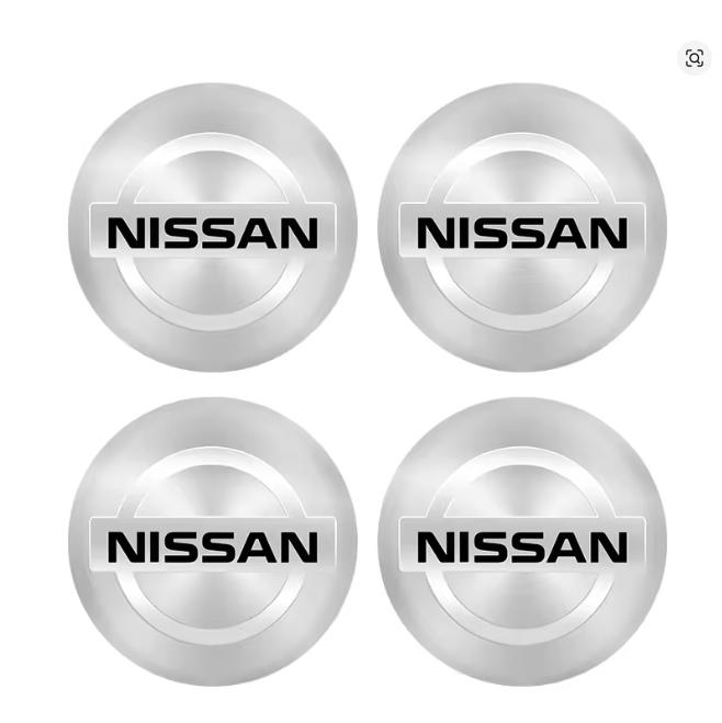 ABP3 56mm Aluminum Alloy Car Wheel Center Decal Hub Sticker For Nissan X-trail Qashqai Note Juke leaf Sentra Patrol Car Styling