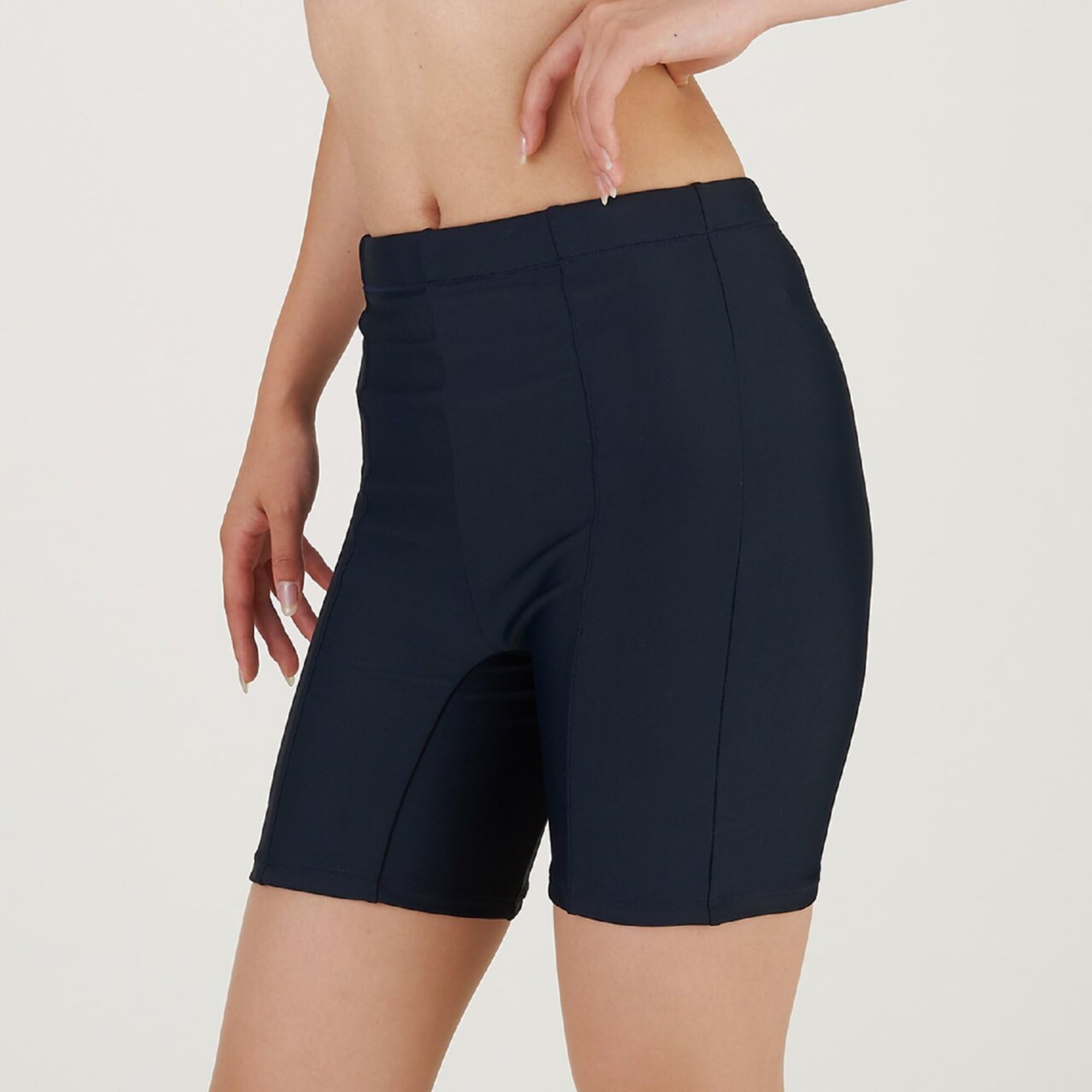 

MIZUNO Fitness Leggings L Women s Swimsuit, (3/4 Length), N2JB0370, Color Navy, Size