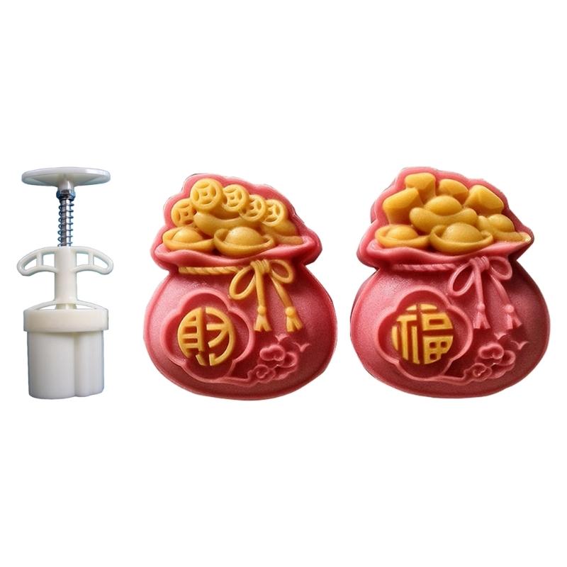 Effective 2/4Pcs Mooncakes Baking Mould 50g 75g Double Size Plastic Kitchen Utensils For Pastries Dessert And Pastries