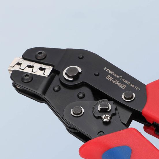 Ratcheting Crimping Pliers Electrical Crimper Tool Ergonomic Handle Design Self-Adjustable Portable Crimper Tool Wire Spade Connector