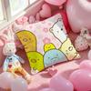 S-Sumikko Gurashi Exquisite Pillow Case Soft Plush Fabric Double-Sided Printed Cushion Cover Warm Winter Sofa Pillow Case