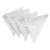 4Pcs Thickened Stainless Steel Right Angle Brackets for Furniture Reinforcement Shelf Support Bed Corner Fasteners Triangular