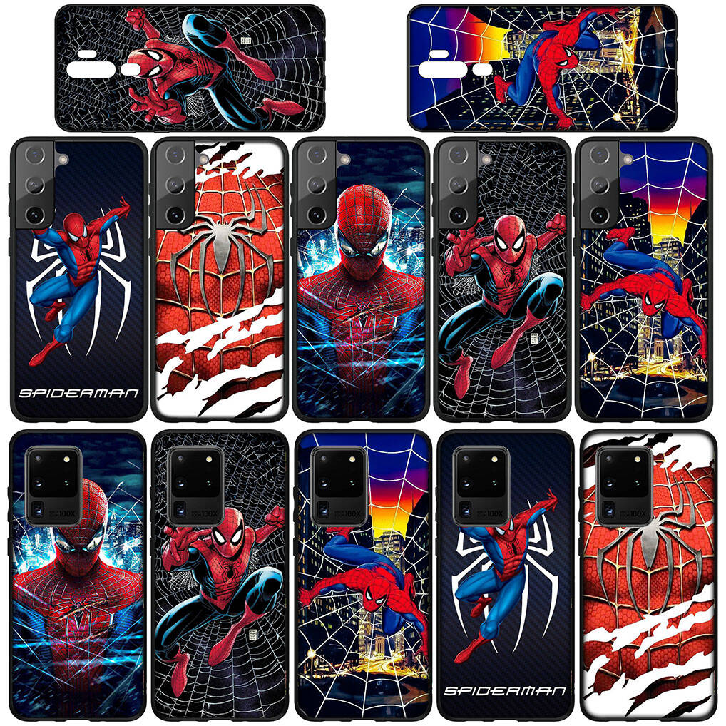 For iPhone 17 15 Xiaomi Poco F7 F8 X7 X6 C85 C75 C71 M8 Redmi Note 14 13 12 11 Pro Max 14C 13C 15C A3 A4 Phone Case Comics Spider Man Marvel Spiderman