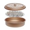 Multifunction Mosquito Coil Tray for Fishing Camping Portable Indoor Outdoor Mosquito Incense Box Metal Round Rack Plate