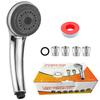 Chenyang Small Store Shower Head [With Adapter] 1/2 INCH Adapter, 7 Levels of Water Flow, Ultra Fine Lightweight, Easy To Install