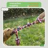 Durable Five-Knot Cotton Rope Chew Toy for Large Dogs