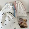 Multifunctional Drawstring Bag Cosmetic Bag Bows Makeup Bag Portable Storage Pouch Gift Pouch Small Storage Bag