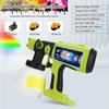 Paint Sprayer for Ryobi One+ Plus 18V Li-ion Battery,200W HVLP Brushless Motor Handheld Paint Sprayer Gun with 4 Size Nozzles 3 Patterns