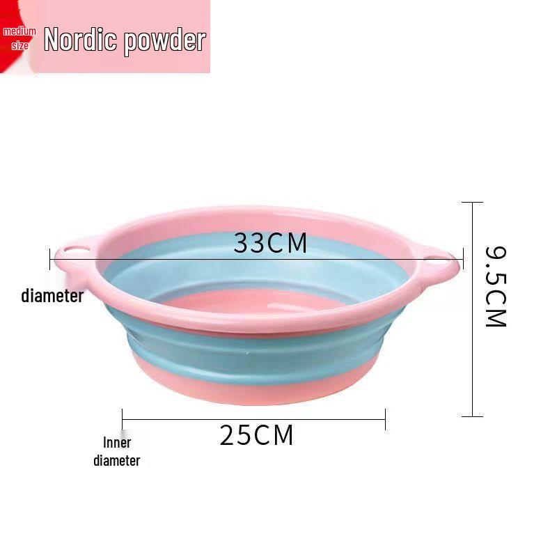 Portable Folding Washbasin for Home, Dorm, and Travel - Large and Small Sizes Available