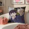 KKomi Cant Communicate Cushion Cover Pillowcase Short Plush Invisible Zipper Room Sofa Cushion Cover