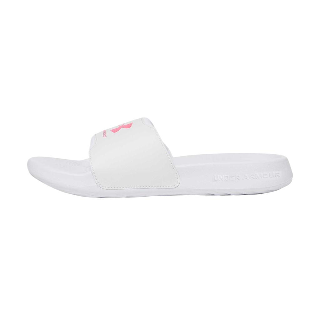 Under Armour UA Ignite Select Fashionable Simple Stylish EVA Anti-Wear Slide Sandals Women Footwear White 3027222-101