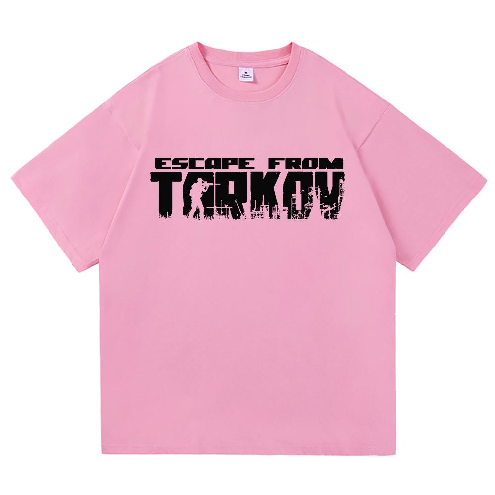 2025 Hot Game Escape From Tarkov TShirt Fashion Menwomen Clothing Harajuku High Quality Tops Cotton TShirts Vintage Male Tees