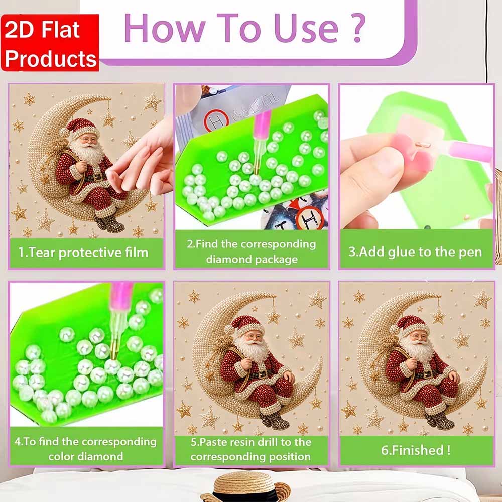 Pearl painting Christmas art kit DIY home decor painting