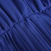 Womens Summer Neck Ties Pleated Cocktail Party Color Beach Dress