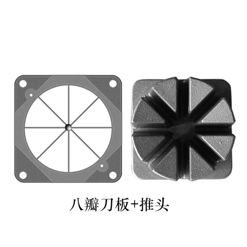 Replace Stainless Steel Blades for Potato Cutter Dicer Manual Vegetable Chopper Black 1/2'' 3/8'' 1/4'' 8-Wedge