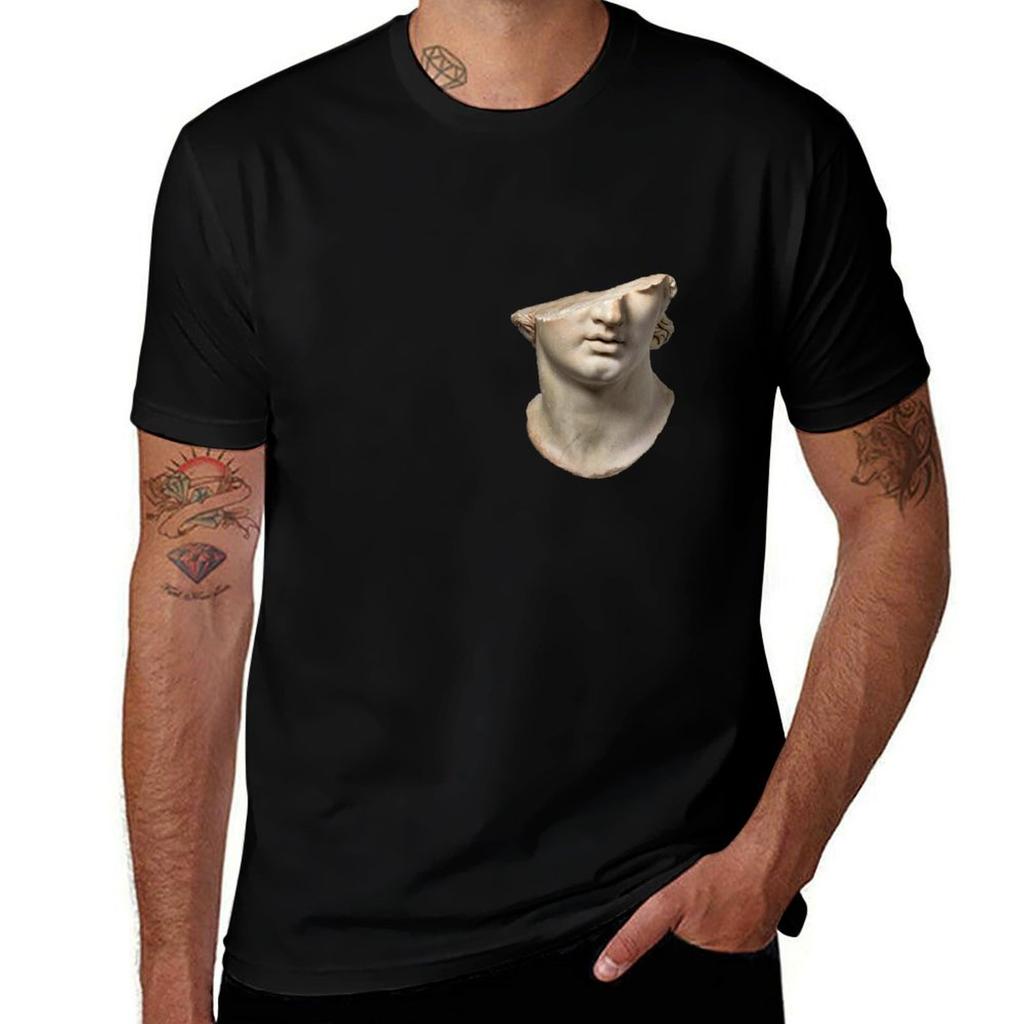 Fragunisextary Colossal Head Of A Youth Tshirt Soft Lightweight Cotton Tshirt