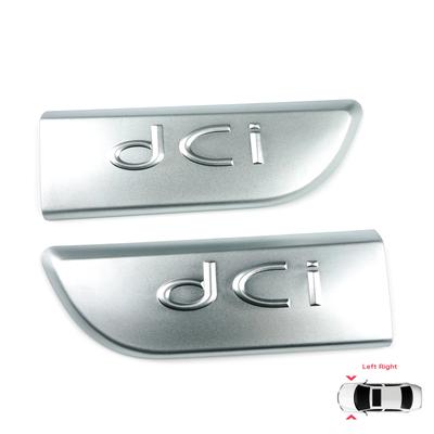 BSP562 Chrom DCI Abzeichen Monogramm Emblem Links und Rechts Türleisten Abzeichen für Renault Megane MK2 Scenic MK2 8200717150