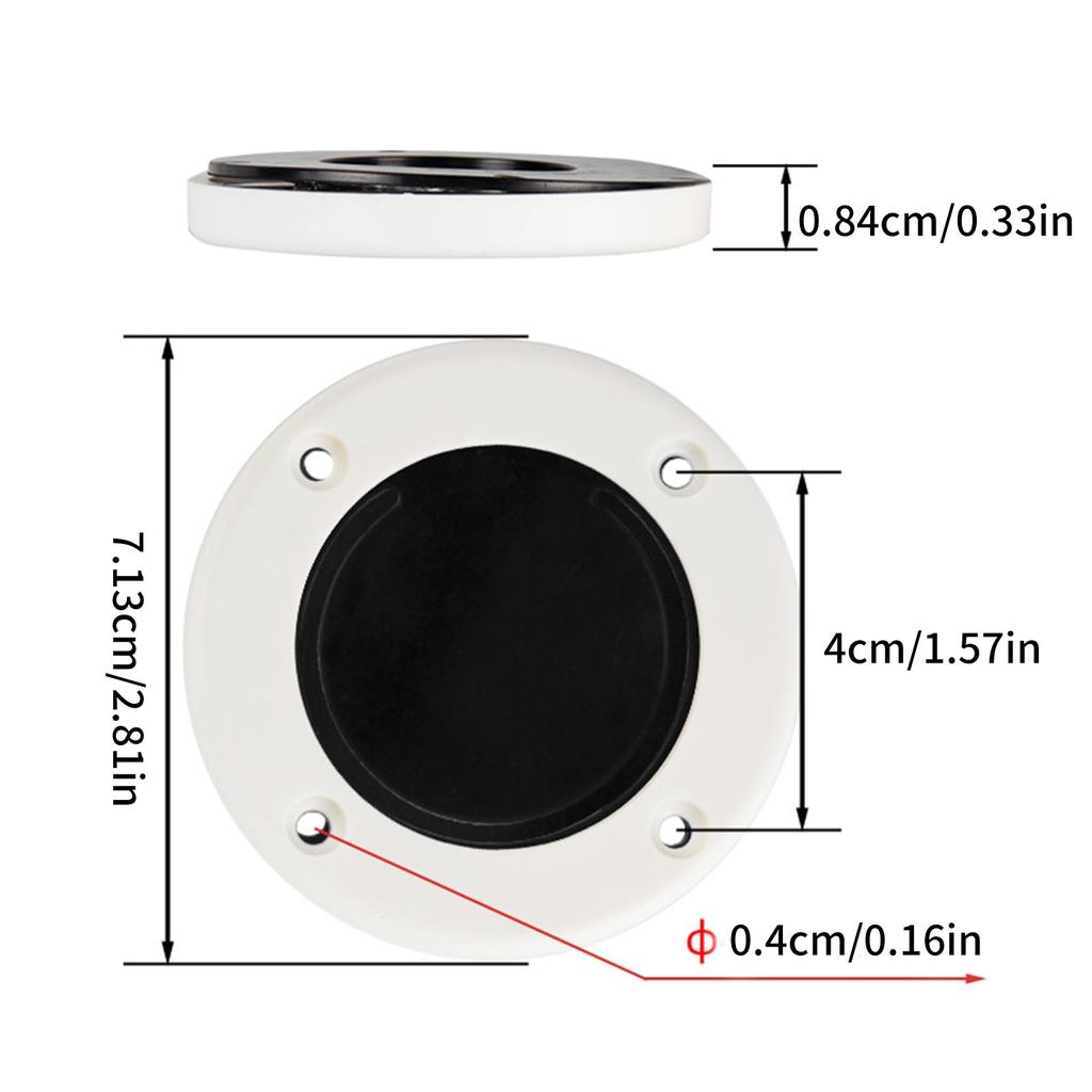 Boat Marine Drain Outlet Valves Scupper Yacht Drainage Solution Mount Plug Simple Installation for Boating Enthusiasts