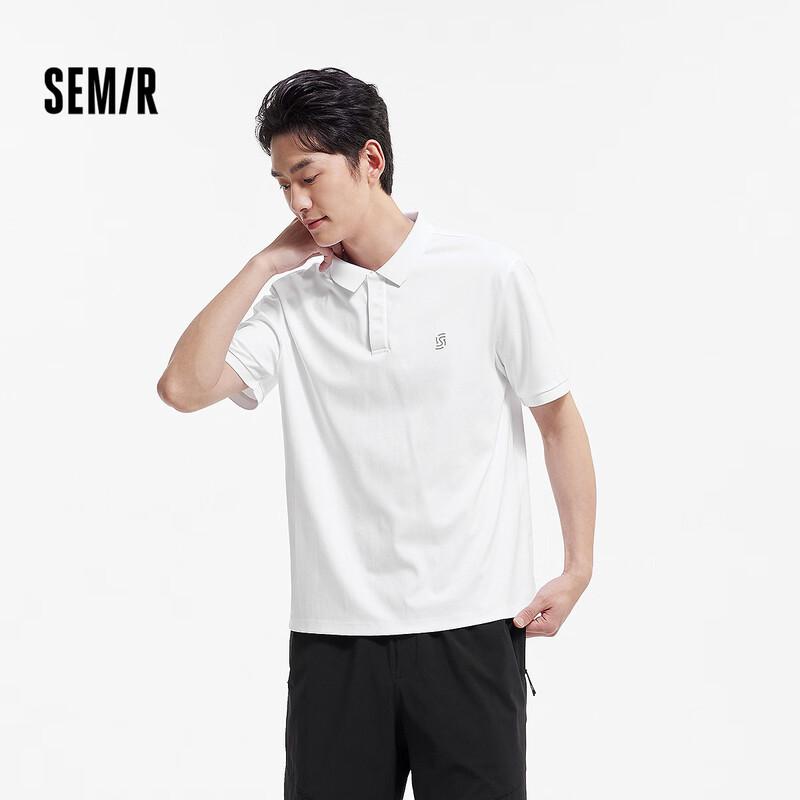 Semir Men's Summer Business Casual Knit Polo Shirt