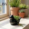 Decorative Bird Shaped Vase Shape Flowerpot, Handheld Size Durable PLA Flower Pot, Healing Lightweight Window Sill Planter 3D Printed Creative