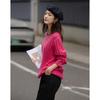 Demana Spring Color Philosophy V-Neck Knit Top