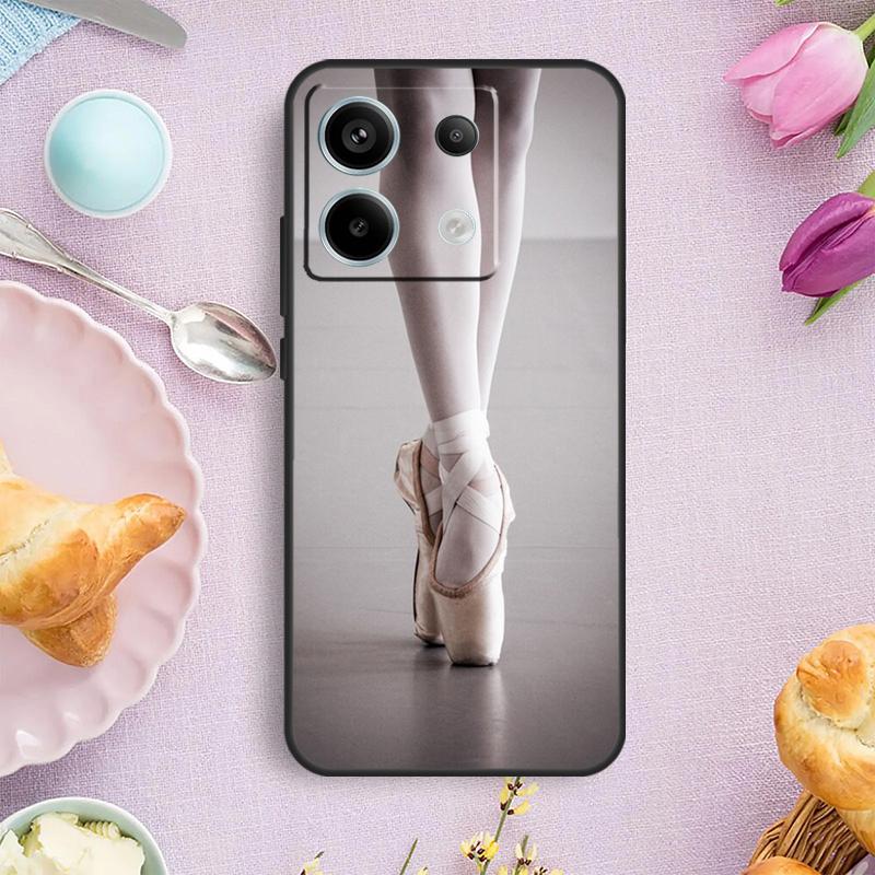 Ballet Shoes Case For Xiaomi Redmi Note 13 11 10 12 14 15 Pro Plus Cover For Redmi 15 14C 10C 13C 12C 15C