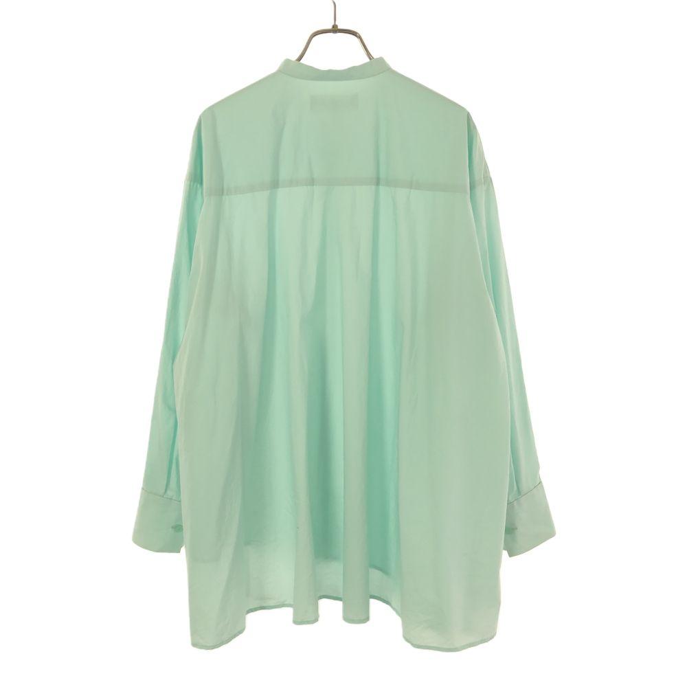 ENFOLD Made In Japan Long Sleeve Band Color Shirt 38 Green System Women Used