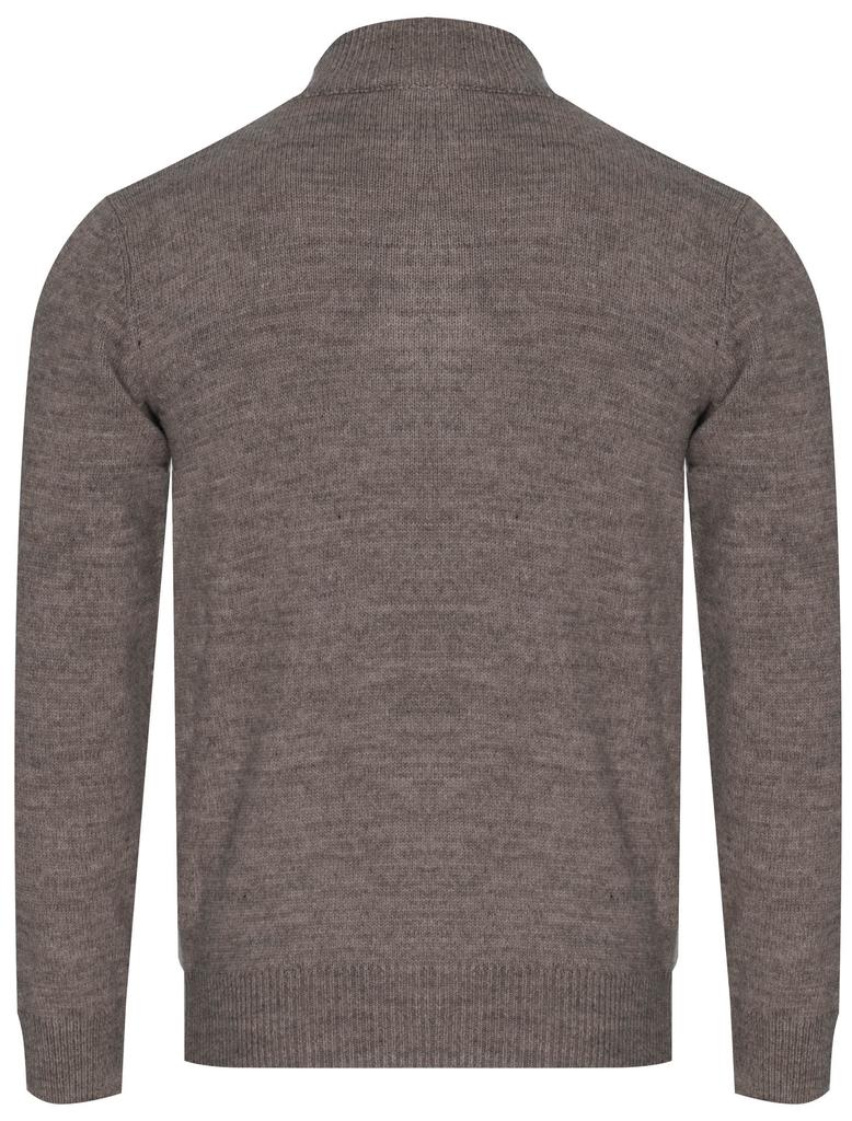 Men' Turtleneck Sweater - 8157 Light Brown