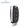 MYREMOTEKEY FCC ID RKE-4F08 Flip Remote Key Shell for Hyundai Santa Fe Accent 3 Button