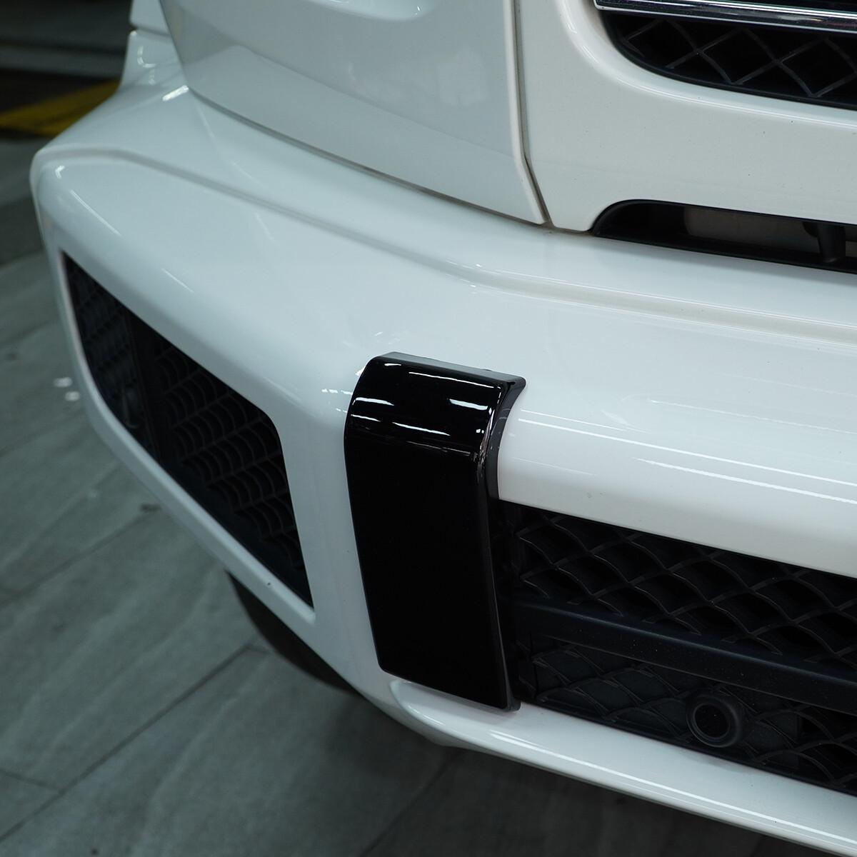 Glossy Black ABS Front Bumper Trim For Benz G Class W463 G350 G55 G63 19-